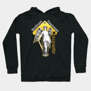 Greek Mythology Revenge of Nemesis with Sword of Punishment Hoodie